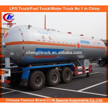 28t Propane Tank Semi Trailer 56cbm LPG Transport Trailer for Nigeria